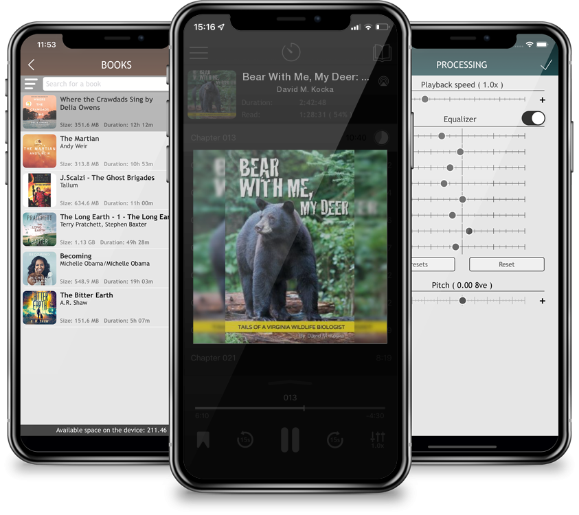 Audiobook Bear With Me, My Deer: Tails of a Virginia Wildlife Biologist by David M. Kocka