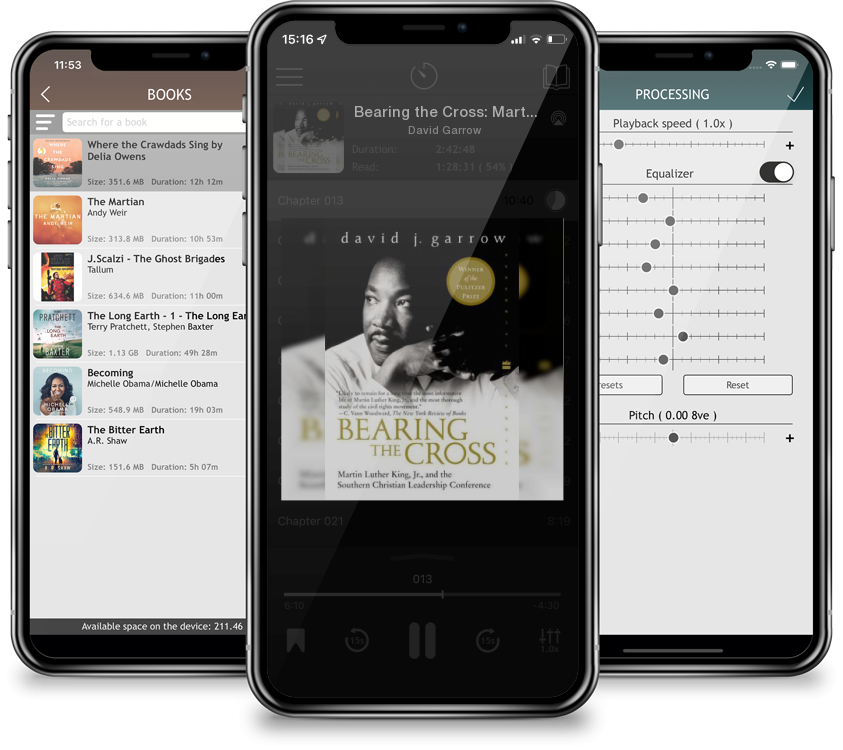 Audiobook Bearing the Cross: Martin Luther King, Jr., and the Southern Christian Leadership Conference (Perennial Classics) by David Garrow