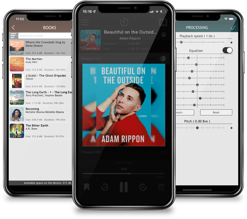 Audiobook Beautiful on the Outside: A Memoir by Adam Rippon