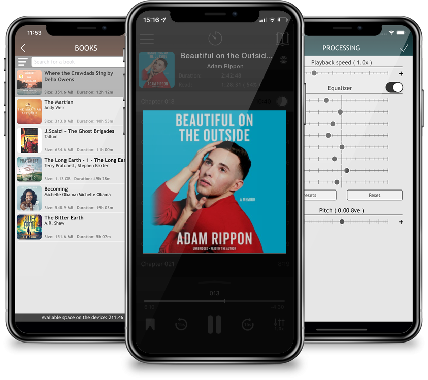 Audiobook Beautiful on the Outside: A Memoir (CD-Audio) by Adam Rippon
