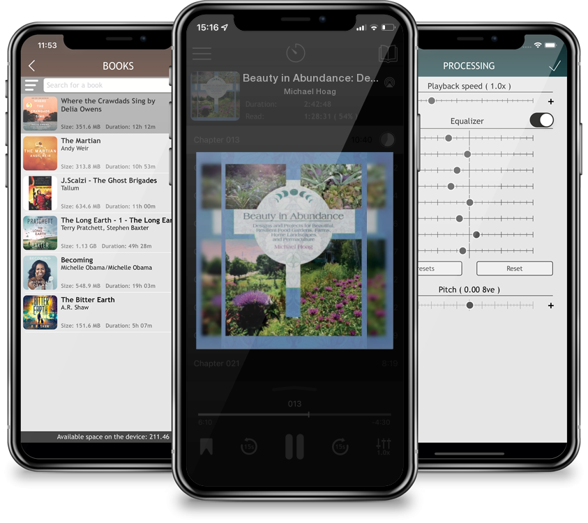 Audiobook Beauty in Abundance: Designs and Projects for Beautiful, Resilient Food Gardens, Farms, Home Landscapes, and Permaculture by Michael Hoag