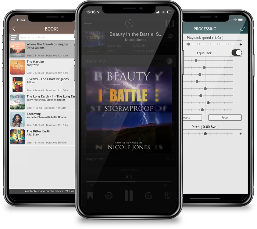Audiobook Beauty in the Battle: Stormproof by Nicole Jones