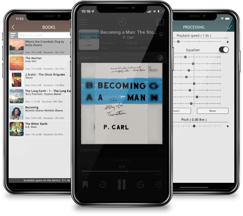Audiobook Becoming a Man: The Story of a Transition by P. Carl