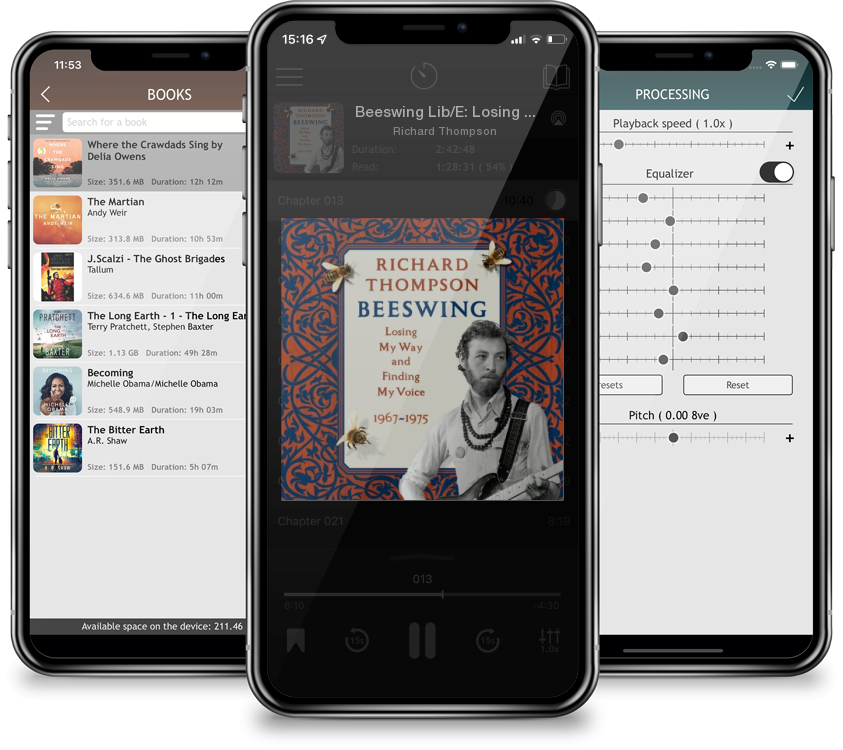 Audiobook Beeswing Lib/E: Losing My Way and Finding My Voice 1967-1975 (Compact Disc) by Richard Thompson