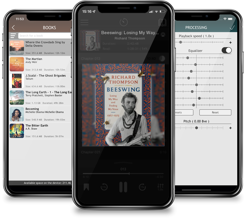 Audiobook Beeswing: Losing My Way and Finding My Voice 1967-1975 by Richard Thompson