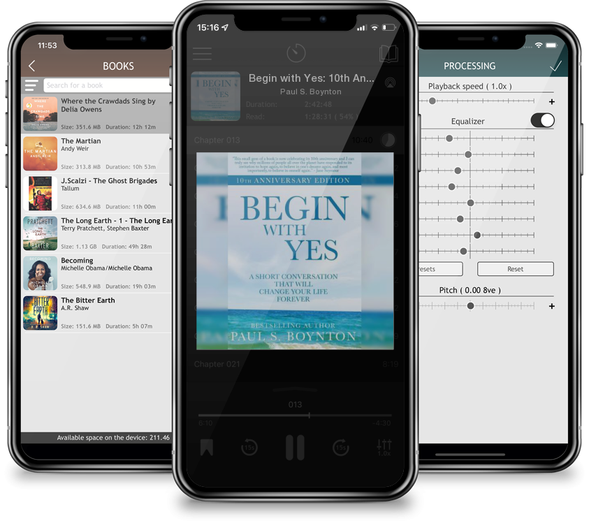 Listen Begin with Yes: 10th Anniversary Edition by Paul S. Boynton in MP3 Audiobook Player for free