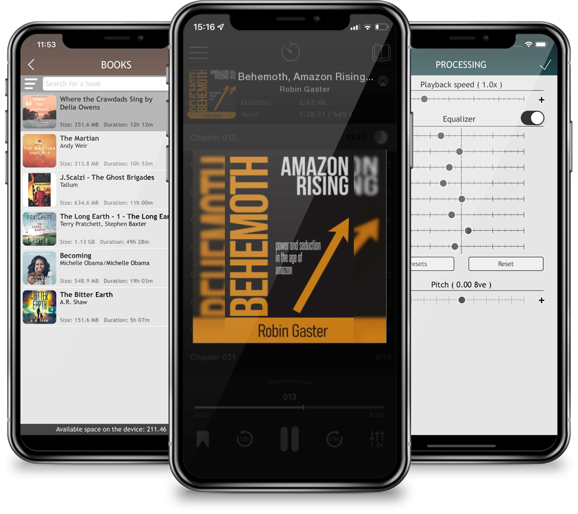 Audiobook Behemoth, Amazon Rising: Power and Seduction in the Age of Amazon by Robin Gaster