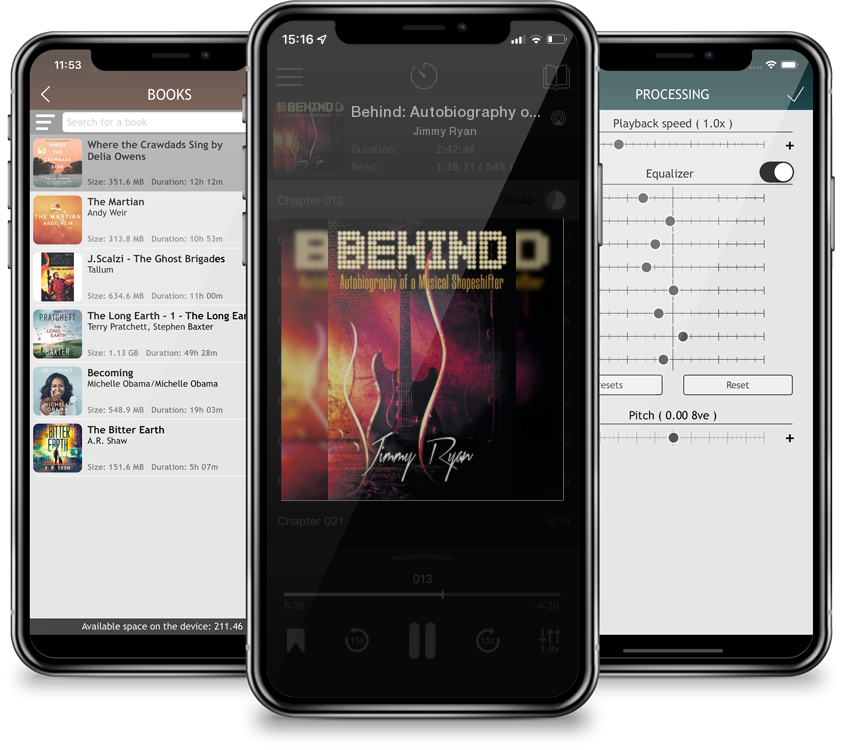 Audiobook Behind: Autobiography of a Musical Shapeshifter by Jimmy Ryan