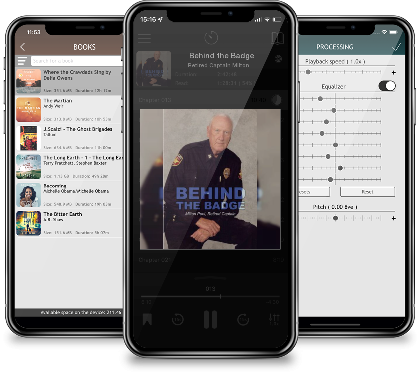 Audiobook Behind the Badge by Retired Captain Milton Pool