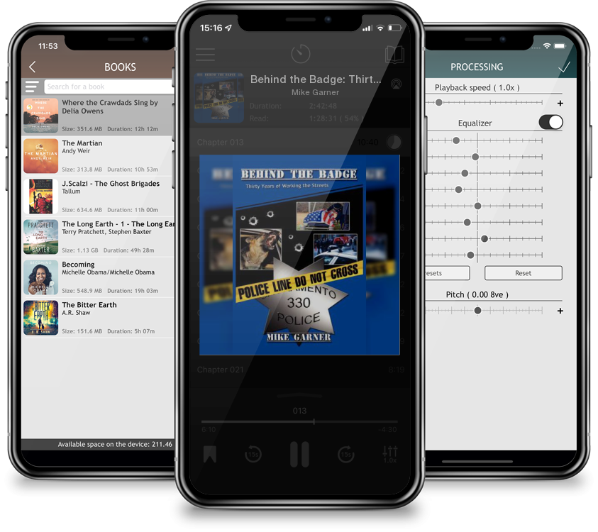 Audiobook Behind the Badge: Thirty Years of Working the Streets by Mike Garner