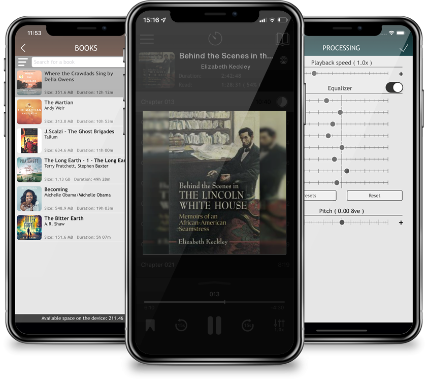 Audiobook Behind the Scenes in the Lincoln White House: Memoirs of an African-American Seamstress (Civil War) by Elizabeth Keckley