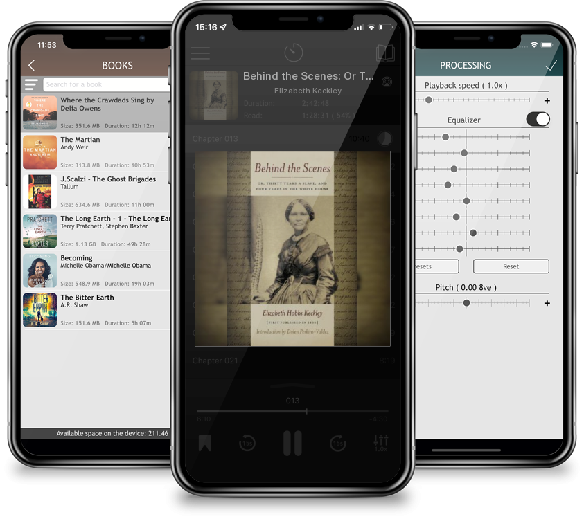 Audiobook Behind the Scenes: Or Thirty Years a Slave, and Four Years in the White House by Elizabeth Keckley