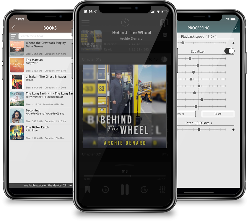 Audiobook Behind The Wheel by Archie Denard