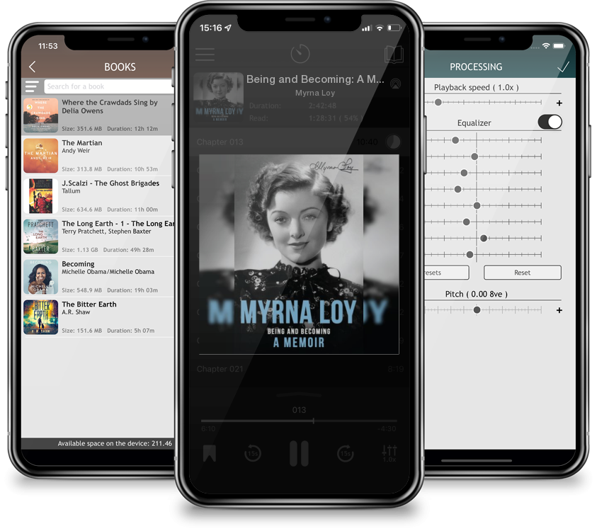 Audiobook Being and Becoming: A Memoir by Myrna Loy