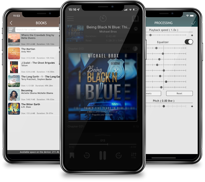 Audiobook Being Black N Blue: Thirty-Five Years in Blue a Black LAPD Veteran\'s Stories of Triumph and Tragedies-The Real Deal by Michael Brox