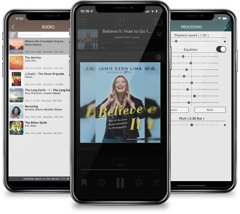 Audiobook Believe It: How to Go from Underestimated to Unstoppable (Large Print / Library Binding) by Jamie Kern Lima