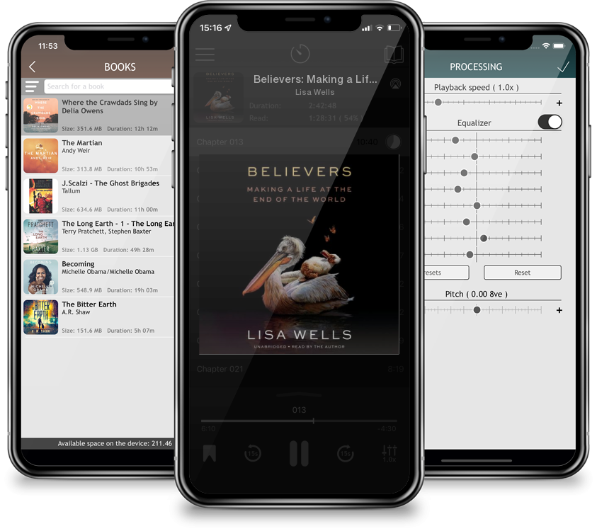 Audiobook Believers: Making a Life at the End of the World (MP3 CD) by Lisa Wells