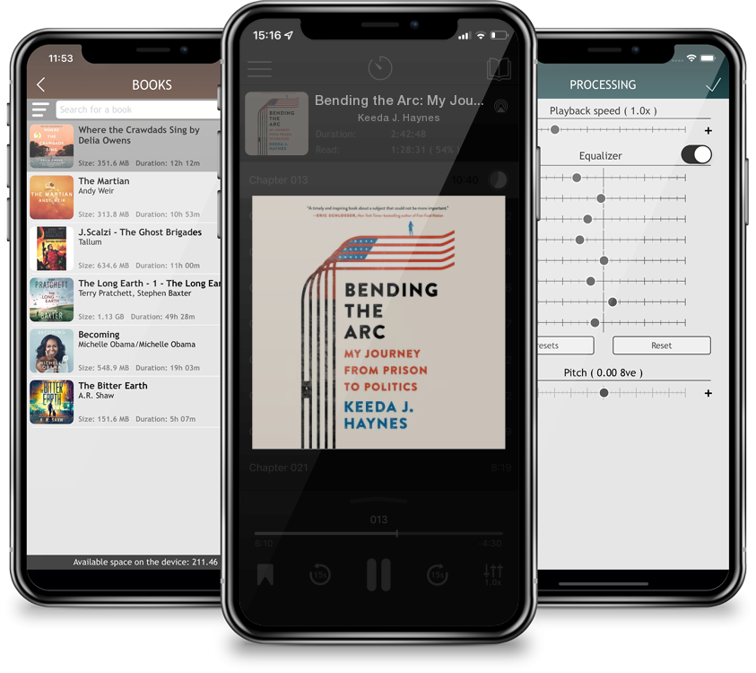 Audiobook Bending the Arc: My Journey from Prison to Politics (Compact Disc) by Keeda J. Haynes