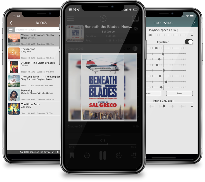 Audiobook Beneath the Blades: Humorous Confessions of a Chopper Pilot by Sal Greco