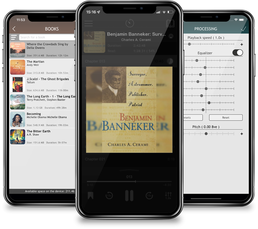 Audiobook Benjamin Banneker: Surveyor, Astronomer, Publisher, Patriot by Charles A. Cerami