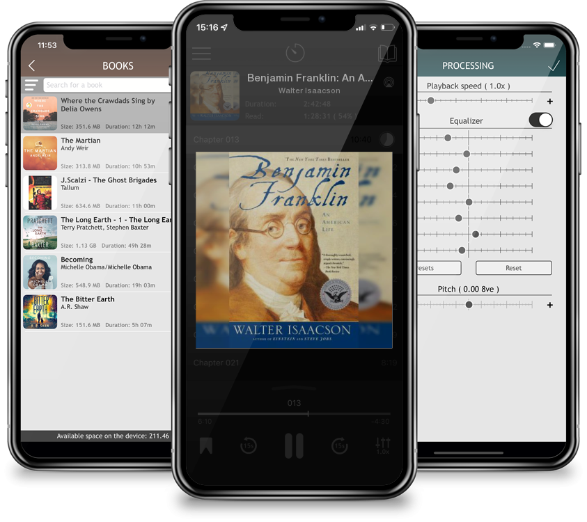 Audiobook Benjamin Franklin: An American Life by Walter Isaacson