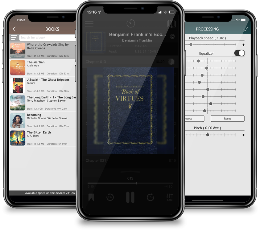 Listen Benjamin Franklin's Book of Virtues by Benjamin Franklin in MP3 Audiobook Player for free