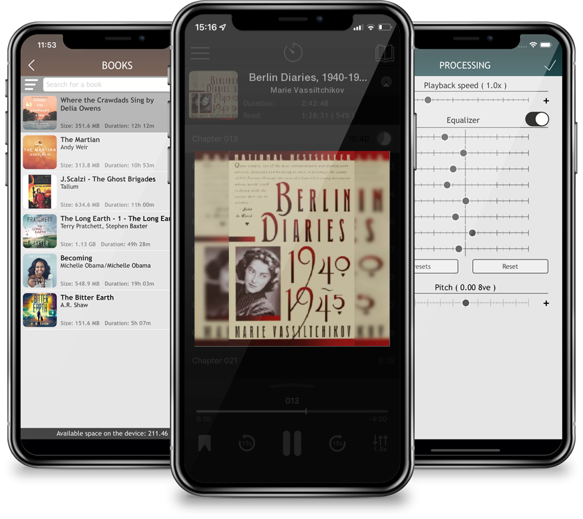 Audiobook Berlin Diaries, 1940-1945 by Marie Vassiltchikov