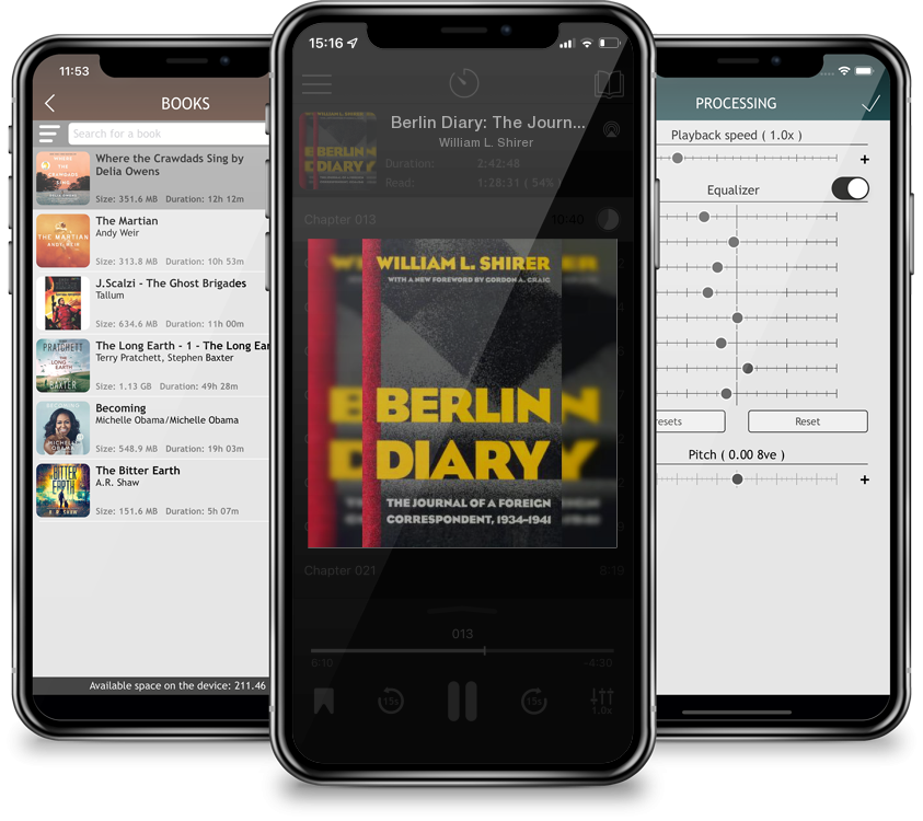 Audiobook Berlin Diary: The Journal of a Foreign Correspondent, 1934-1941 by William L. Shirer