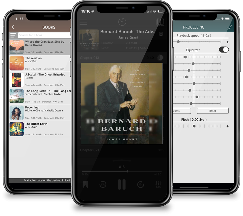 Audiobook Bernard Baruch: The Adventures of a Wall Street Legend by James Grant