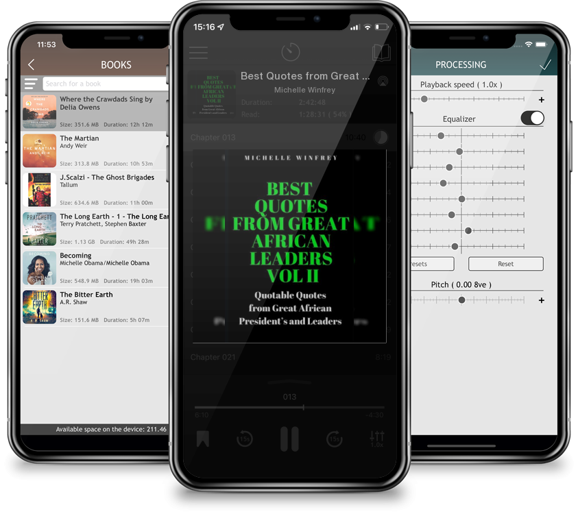 Audiobook Best Quotes from Great African Leaders Vol II: Quotable Quotes from Great African President\'s and Change makers by Michelle Winfrey