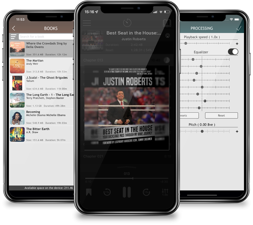 Audiobook Best Seat in the House: Your Backstage Pass Through My Wwe Journey by Justin Roberts