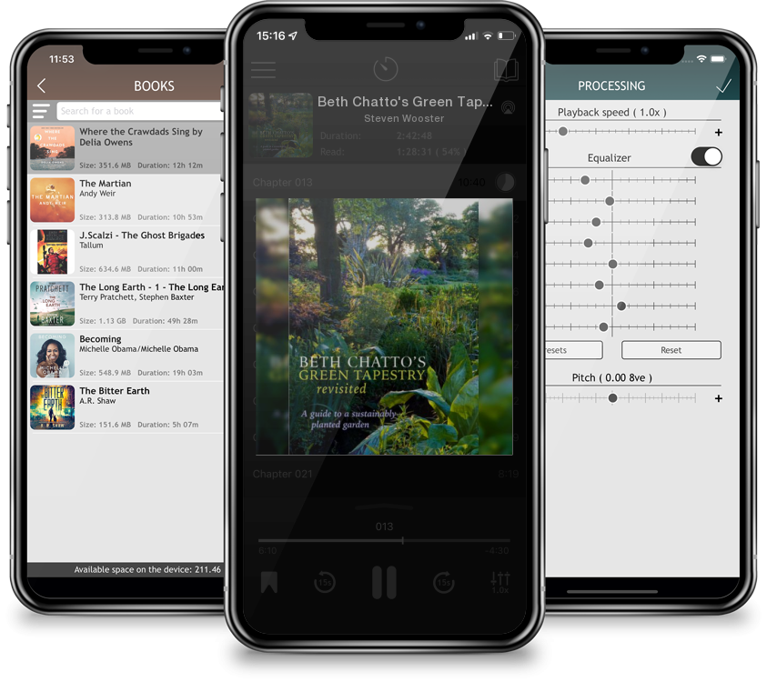 Audiobook Beth Chatto\'s Green Tapestry Revisited: A Guide to a Sustainably Planted Garden by Steven Wooster