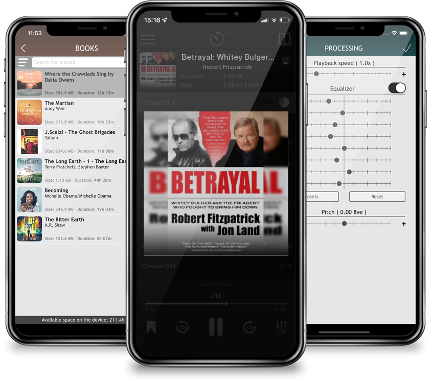 Audiobook Betrayal: Whitey Bulger and the FBI Agent Who Fought to Bring Him Down by Robert Fitzpatrick