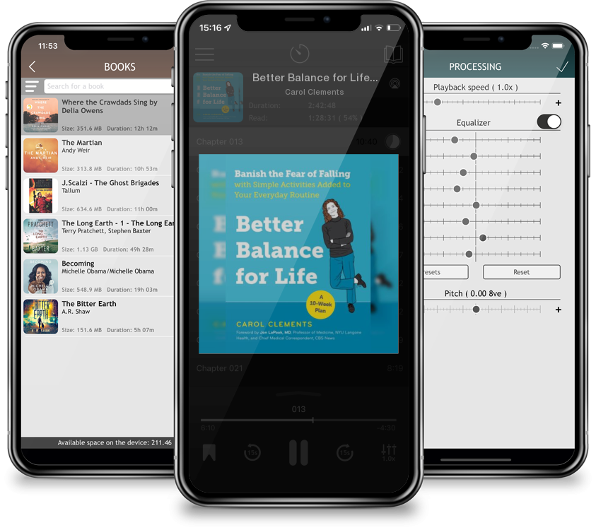 Audiobook Better Balance for Life: Banish the Fear of Falling with Simple Activities Added to Your Everyday Routine by Carol Clements