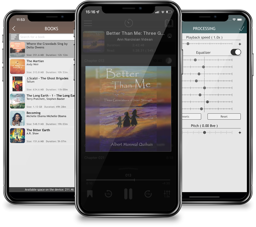 Audiobook Better Than Me: Three Generations of Inner Strength by Ann Narcisian Videan