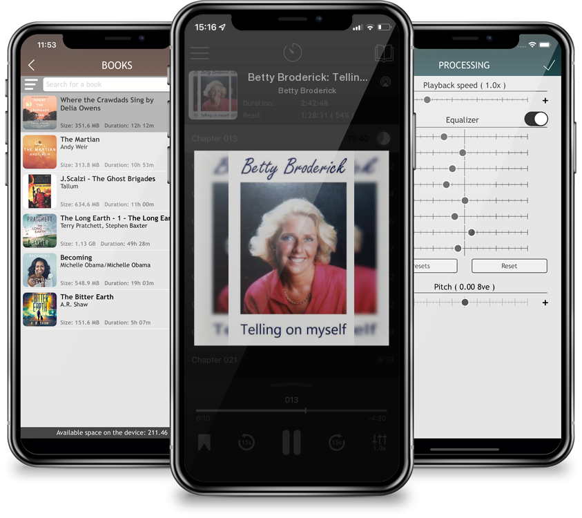 Audiobook Betty Broderick: Telling on myself by Betty Broderick