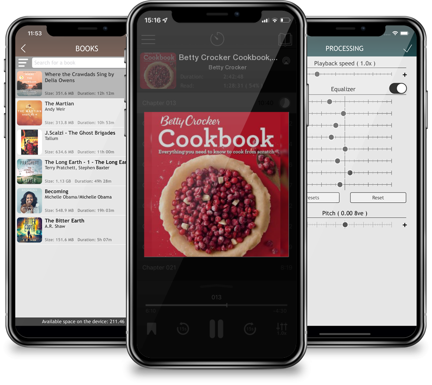 Listen Betty Crocker Cookbook, 12th Edition: Everything You Need to Know to Cook from Scratch by Betty Crocker in MP3 Audiobook Player for free