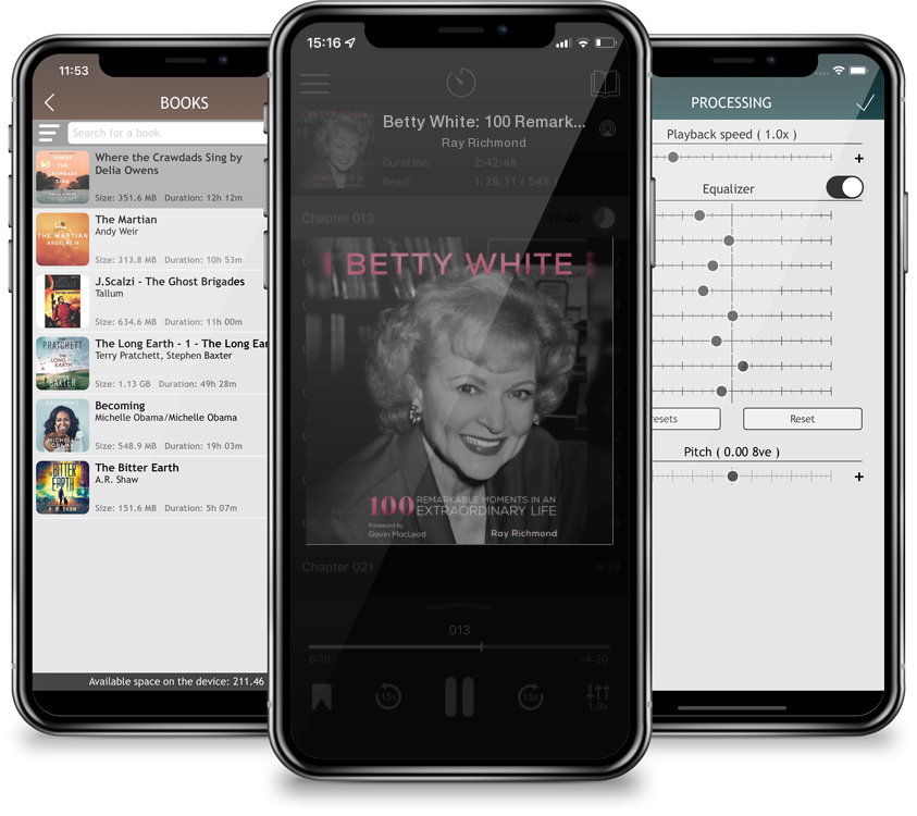 Listen Betty White: 100 Remarkable Moments in an Extraordinary Life by Ray Richmond in MP3 Audiobook Player for free