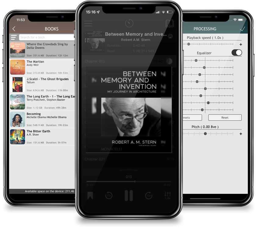 Audiobook Between Memory and Invention: My Journey in Architecture by Robert A.M. Stern