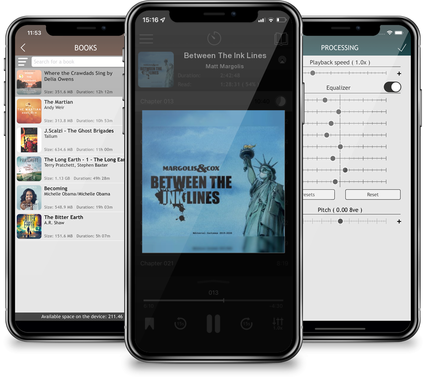 Audiobook Between The Ink Lines by Matt Margolis