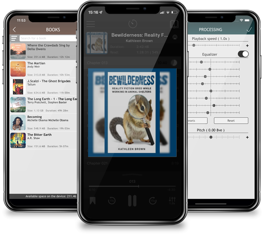 Audiobook Bewilderness: Reality Fiction Bred While Working in Animal Shelters by Kathleen Brown
