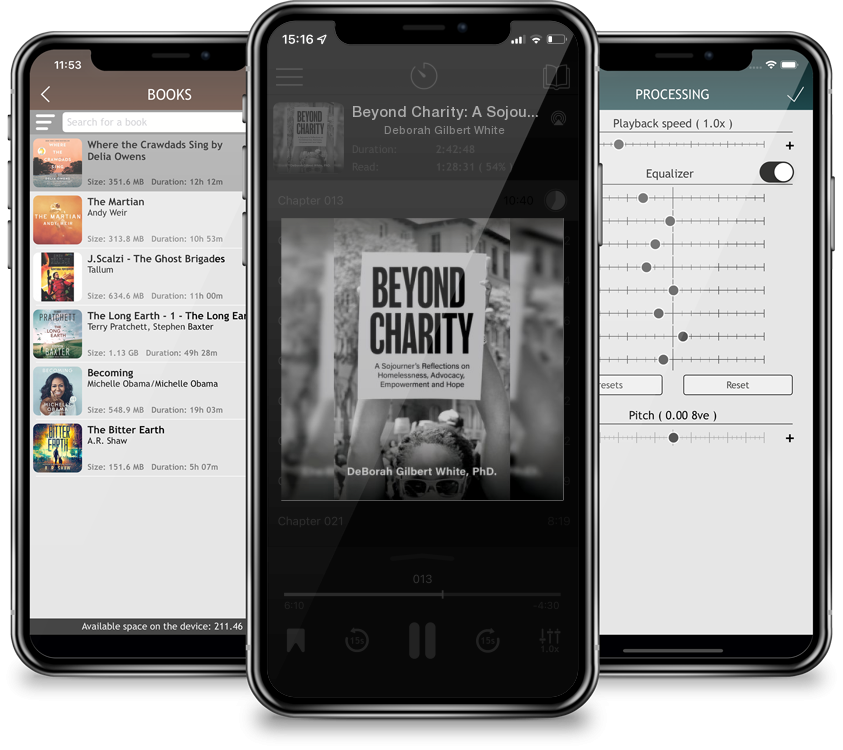 Audiobook Beyond Charity: A Sojourner\'s Reflections on Homelessness, Advocacy, Empowerment and Hope by Deborah Gilbert White