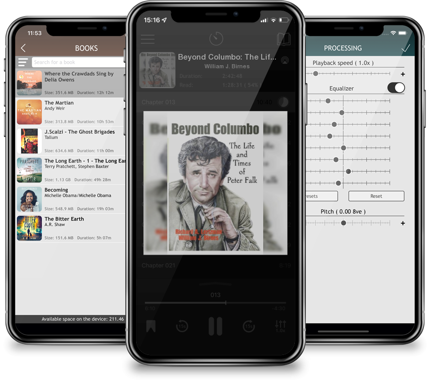 Audiobook Beyond Columbo: The Life and Times of Peter Falk by William J. Birnes