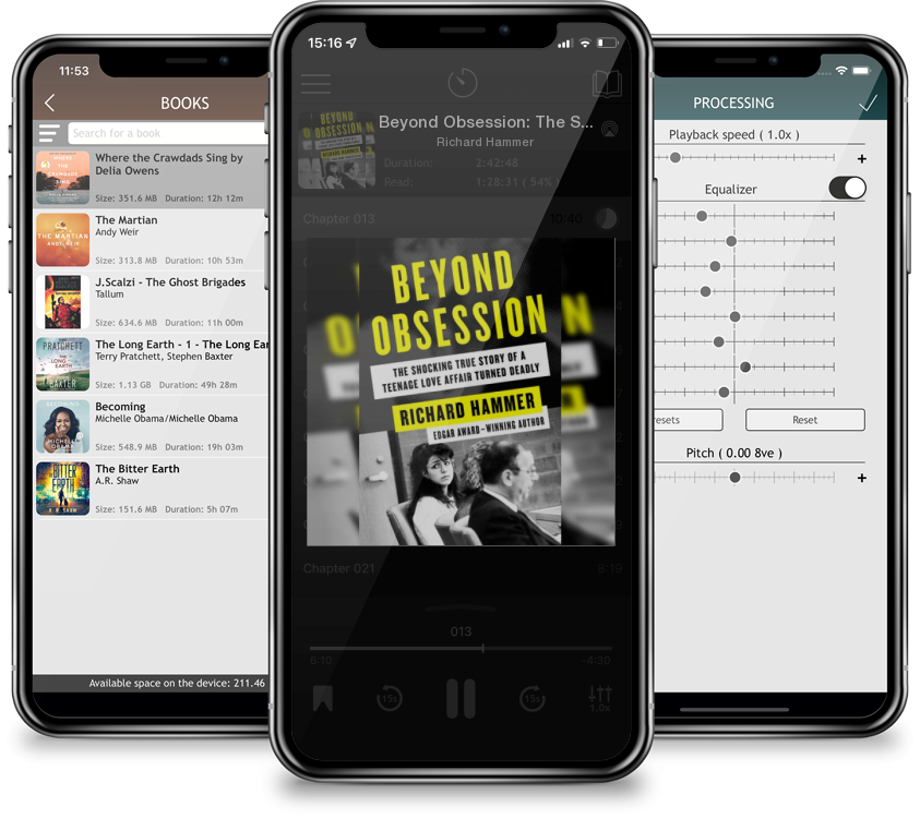 Audiobook Beyond Obsession: The Shocking True Story of a Teenage Love Affair Turned Deadly by Richard Hammer