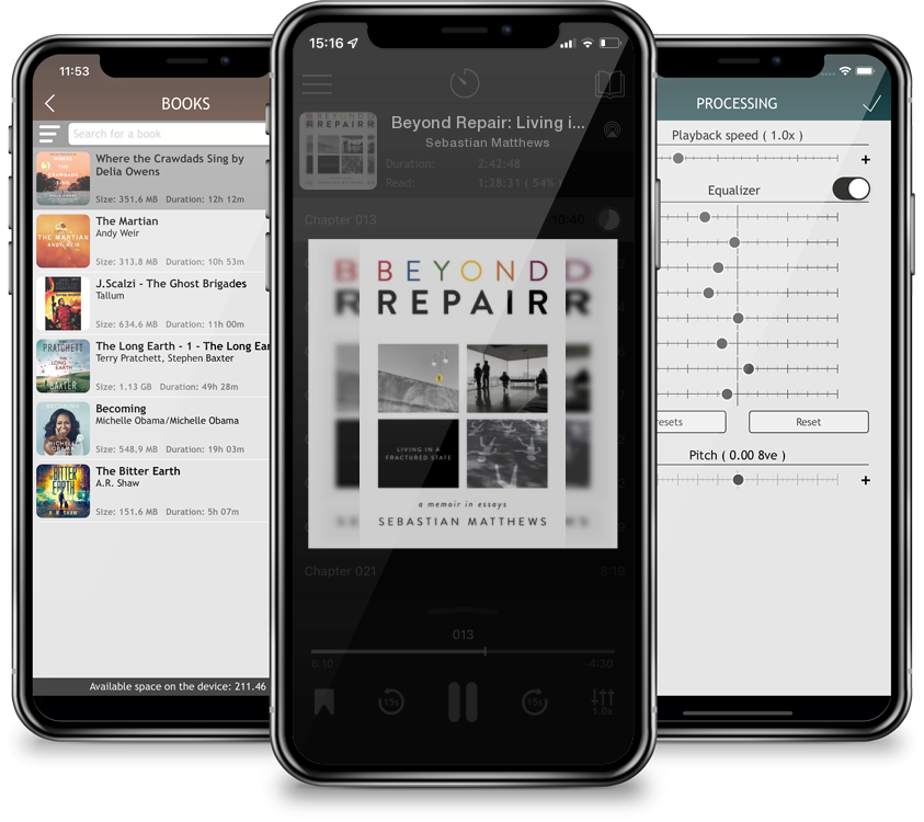 Audiobook Beyond Repair: Living in a Fractured State by Sebastian Matthews