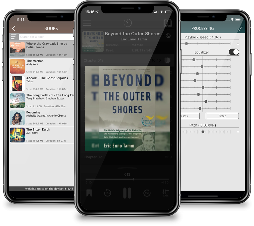 Audiobook Beyond the Outer Shores: The Untold Odyssey of Ed Ricketts, the Pioneering Ecologist Who Inspired John Steinbeck and Joseph Campbell by Eric Enno Tamm