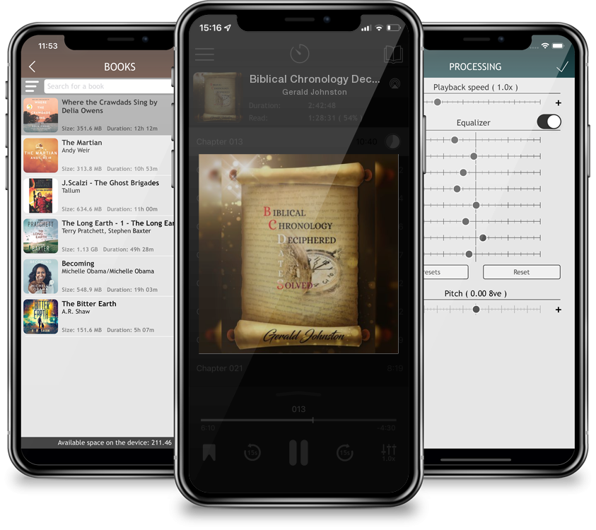 Audiobook Biblical Chronology Deciphered: BC Dates Solved by Gerald Johnston