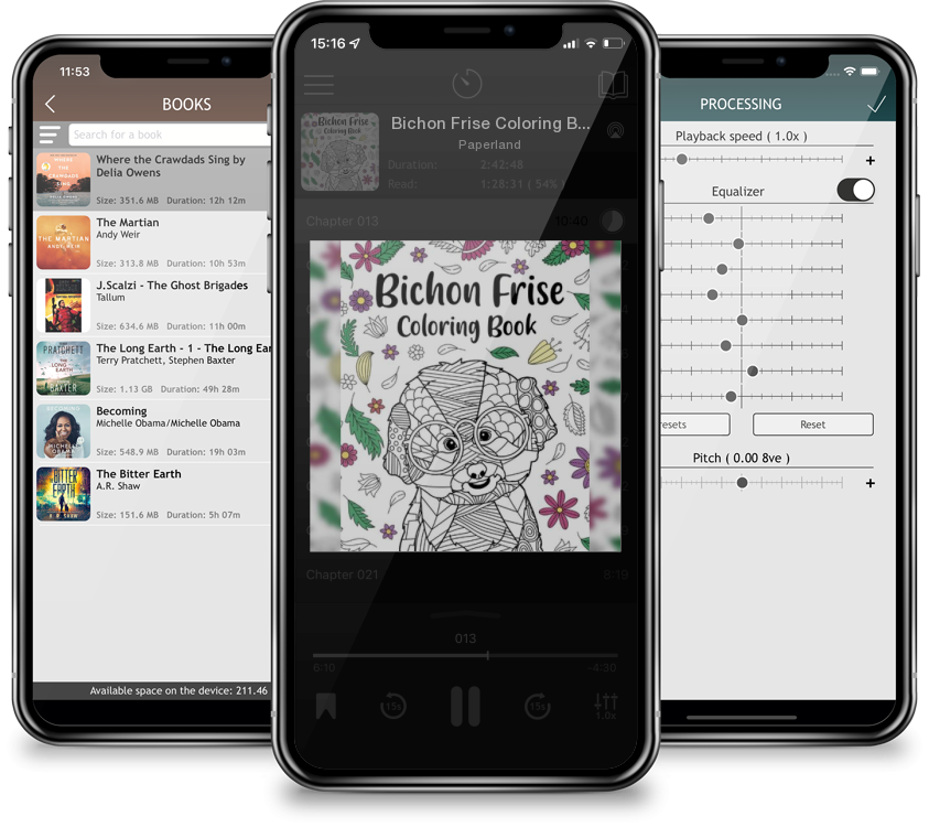 Audiobook Bichon Frise Coloring Book by Paperland