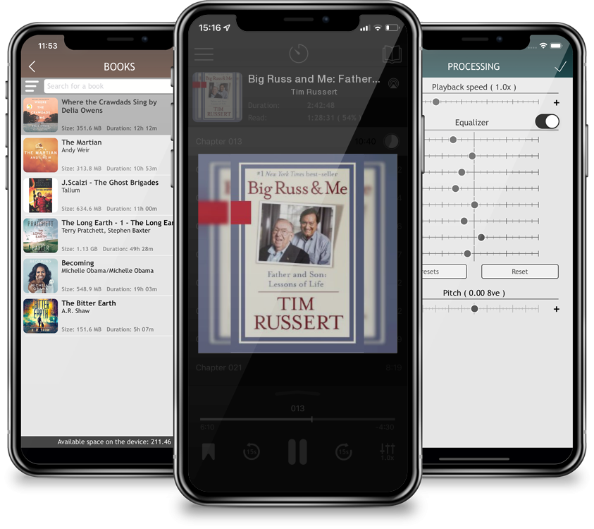 Audiobook Big Russ and Me: Father and Son: Lessons of Life by Tim Russert