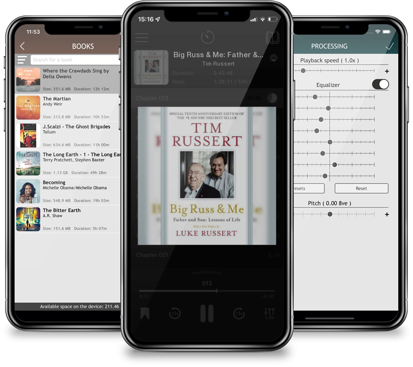 Audiobook Big Russ & Me: Father & Son: Lessons of Life by Tim Russert